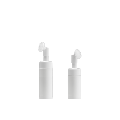 Frasco Skin Care com Escova De Silicone Branco 150ml