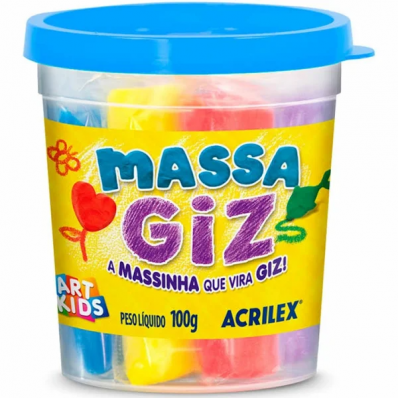 Massa giz para modelar 100g art kids