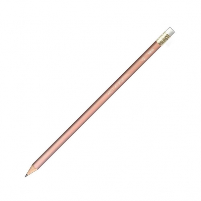 Lapis sextavado grafite HB N2 West Village com borracha rose avulso