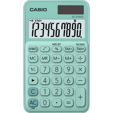 Calculadora Compacta Casio SL-310UC-GN-N-DC - Verde