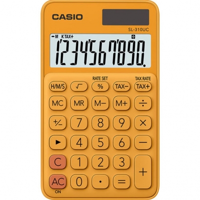 Calculadora Compacta Casio SL-310UC-RG-N-DC - Laranja
