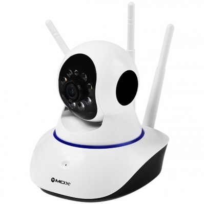 Camera IP Mox MO-IC13 Full HD com Wi-Fi e Microfone - Branca/Negra