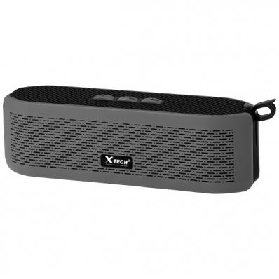 Caixa de som Speaker X-Tech XT-SB541 6 Watts /Radio FM e Auxiliar - Cinza/Preto