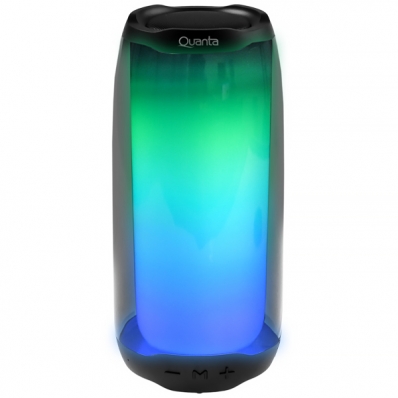 Caixa de som Speaker Quanta QTSBL20 10 Watts /Radio FM e Auxiliar - Preto