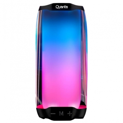 Caixa de som Speaker Quanta Rainbowfest QTSBL20 5W - Preto