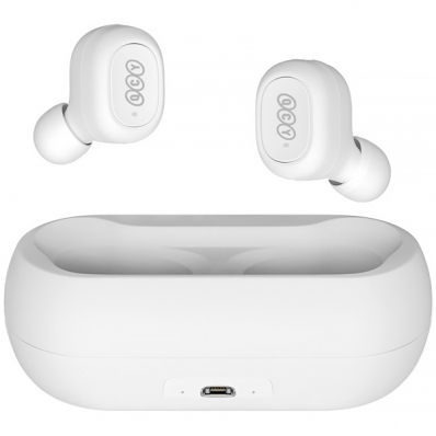 Fone de Ouvido Sem Fio QCY T1C IN2012 com e Microfone - Branco