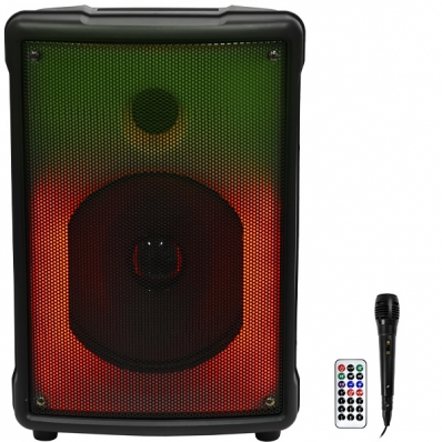 Caixa de Som Prosper P-1085 8" 100 Watts /USB/FM - Preta
