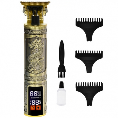 Maquina de Cortar Cabelo Prosper P-2122 Dragao 5 Watts Recarregavel - Dourado
