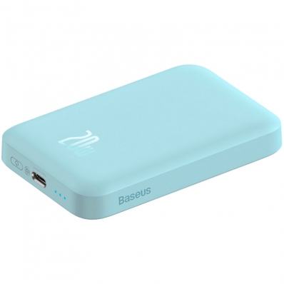 Carregador Portatil Magnetico Baseus PPCXW06 6000MAH 20W Azul