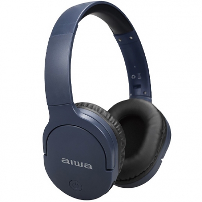 Fone de Ouvido Sem Fio Aiwa AWK11U com e Microfone - Azul Escuro