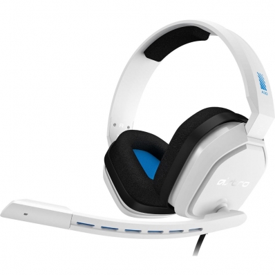 Fone de Ouvido Gamer Logitech Astro A10 - Branco/Azul (939-001846)