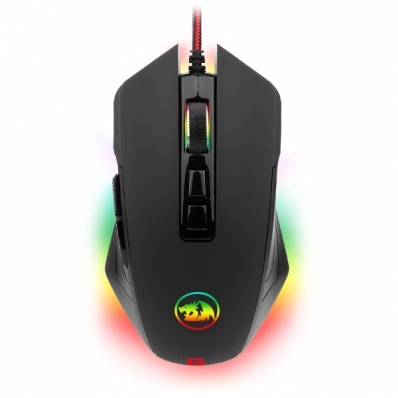 Mouse Gamer Redragon DAGGER2 M715RGB-1 USB Ate 10.000 Dpi com Backlight RGB Chroma - Preto