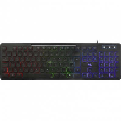 Teclado Mtek KB-7269LR com Cabo - Preto RGB (Portugues)