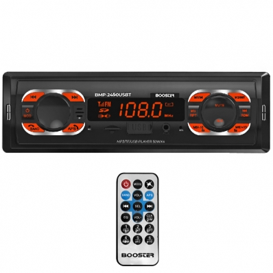Toca Radio Booster BMP-2450USBT 4 de 50 Watts e USB - Preto