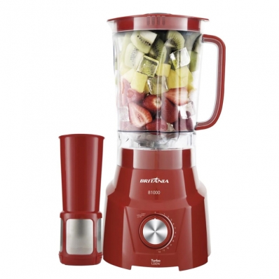 Liquidificador Britania + Turbo B1000 de 12 Velocidades 1200W (220V/60HZ)