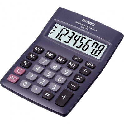 Calculadora Casio MW-8V-BK (8 Digitos) - Preto