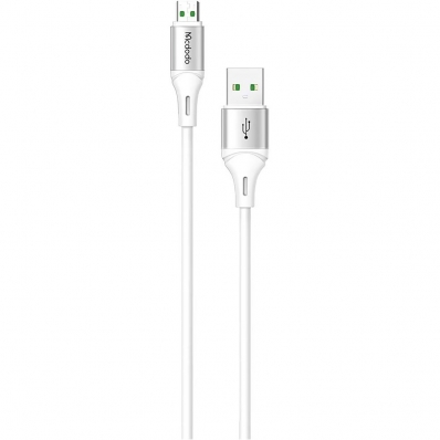 Cabo USB-A para Micro USB Mcdodo CA-1851 Supercharge 4A - Branco 1.2 Metros