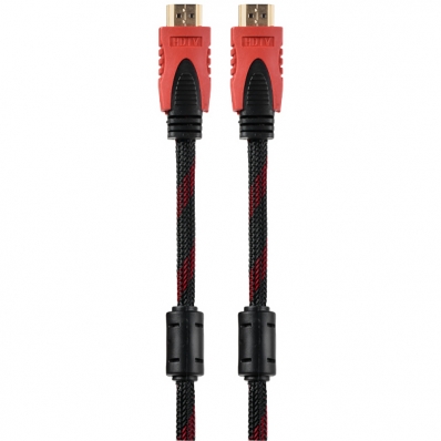 Cabo HDMI Mox MO-HD50 Full HD 5 Metros - Preto/Vermelho