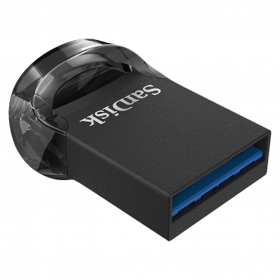 Pendrive Sandisk Z430 Ultra Fit 64GB / USB 3.1 - Preto (SDCZ430-64G-G46)