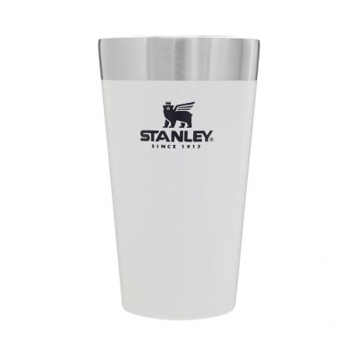 Caneca Stanley Adventure Stacking de Cerveja - Branco 473ML