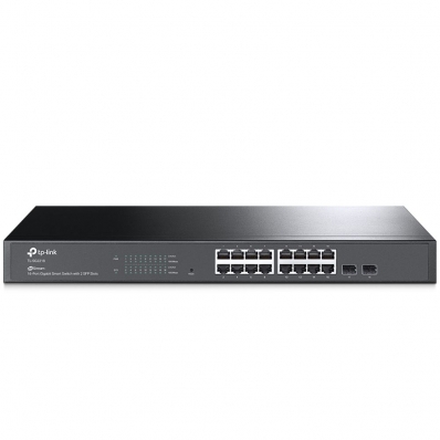 Switch Inteligente TP-Link Jetstream TL-SG2218 de 16 Portas Gigabit com 2 Slots SFP