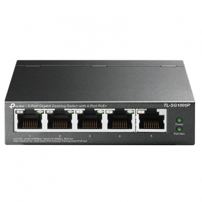 Hub Switch TP-Link LS-SG1005P 5 Portas 10/100/1000MBPS