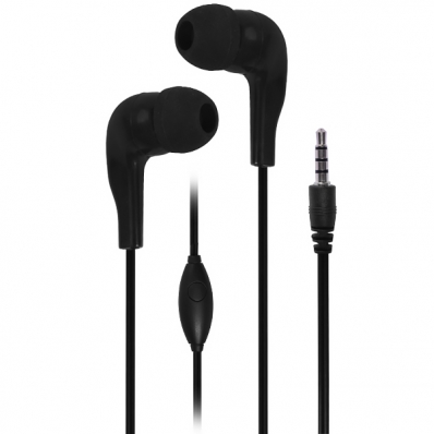 Fone de Ouvido com Microfone - Preto
