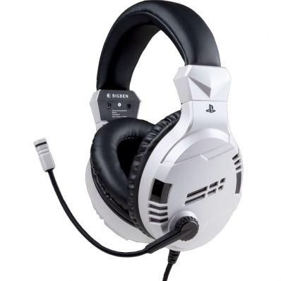 Fone de Ouvido Gamer Bigben V3 Estereo - Branco/Preto