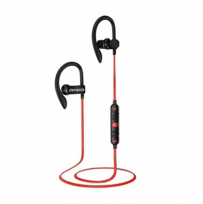Fone de Ouvido Aiwa AW-AP6BT - Preto/Vermelho