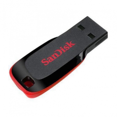 Pendrive Sandisk Cruzer Blade 8GB Z50 - Preto/Vermelho