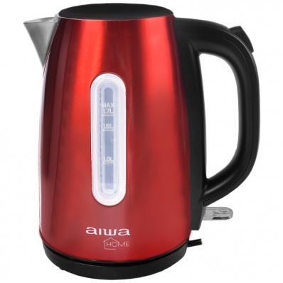 Jarra Eletrica Aiwa AW-JD1402R 2.200 Watts 1.7 Litros 220 - 240 V ~ 50/60 HZ - Vermelha/Preta