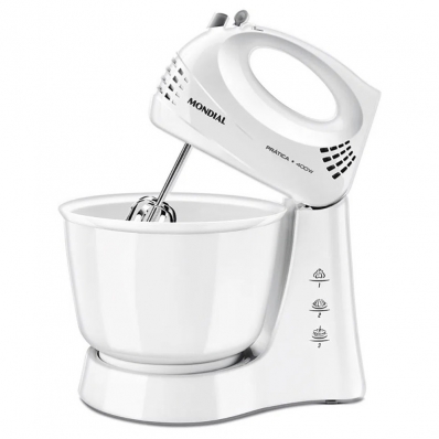 Batedeira Mondial B-44-W Pratica 400W - 220V Branco