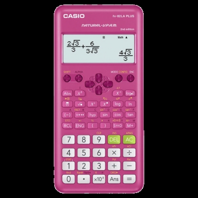 Calculadora Casio Cientifica FX-82LA Plus 2DA Edicion - Rosa