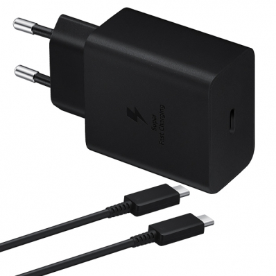Carregador USB-C Samsung EP-T4510XBEGWW USB-C de 45 Watts - Preto