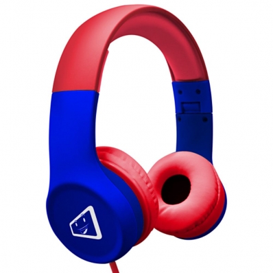 Fone de Ouvido Elg Safe Spider Kids - Vermelho/Azul