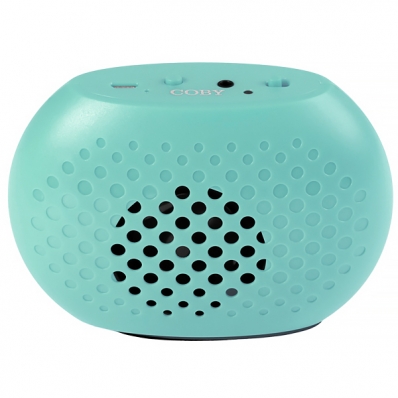 Caixa de Som Coby CBM102 e Microfone - Verde