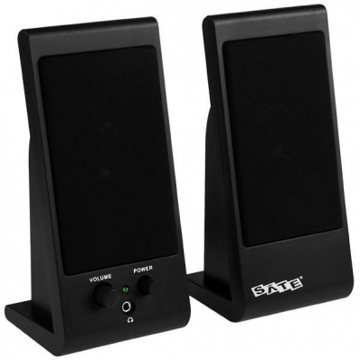 Caixa de Som Satellite AS-677U com 2 Watts RMS USB - Preto