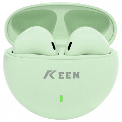 Fone de Ouvido Sem Fio Keen S2 com e Microfone - Verde
