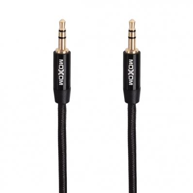 Cabo Auxiliar Moxom MX-AX14 P2 X P2 de 2 Metros - Preto