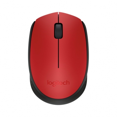 Mouse Logitech M170 Sem Fio - Vermelho