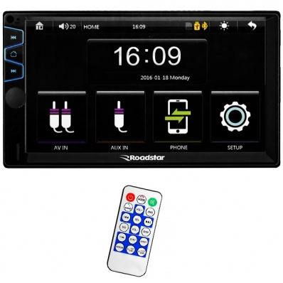 Multimidia Receiver Roadstar RS-450MP5 de 7" com USB