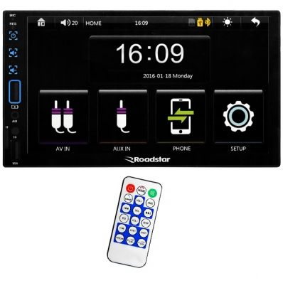 Multimidia Receiver Roadstar RS-550MP5 de 7" com USB