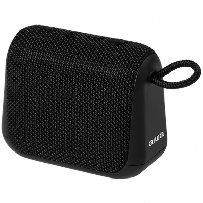 Caixa de som Speaker Aiwa AWKF3B 5 Watts e Microfone - Preto
