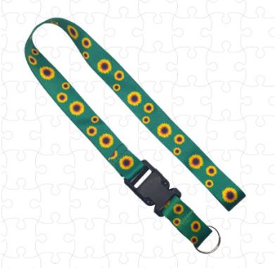 Cordão de identificação girassol