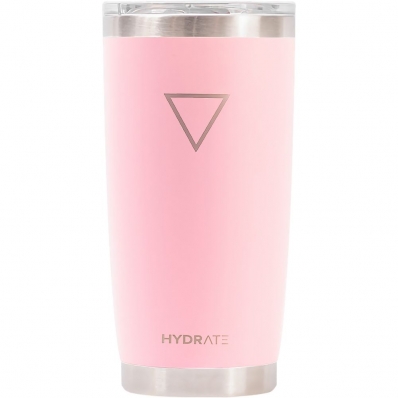 Copo Termico Hydrate 600 com Tampa - Rosa Pastel 591ML