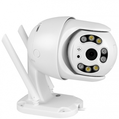 Camera IP N3-200W-R com Wi-Fi e Microfone - Branca