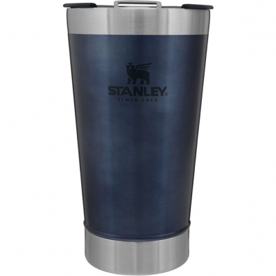 Caneca de Cerveja Stanley Classic Beer Pint com Tampa + Abridor - Azul 473ML