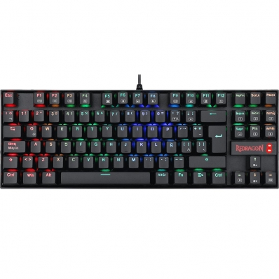 Teclado Gamer Redragon Kumara K552 RGB USB - Preto (Portugues) (Outemu Red)