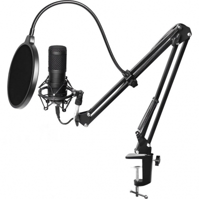 Kit Microfone Ynmce BM-800 - Preto