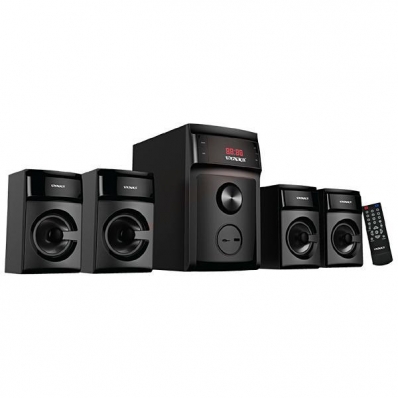 Caixa de Som Home Satellite AS-502BL 4.1CH 49 Watts RMS e USB - Preta